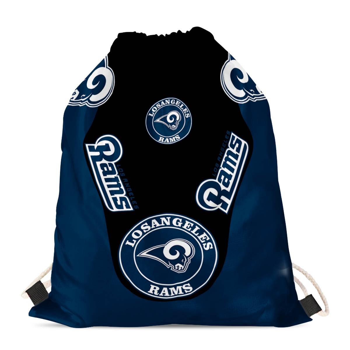 Los Angeles Rams Drawstring Backpack sack / Gym bag 18" x 14" 001